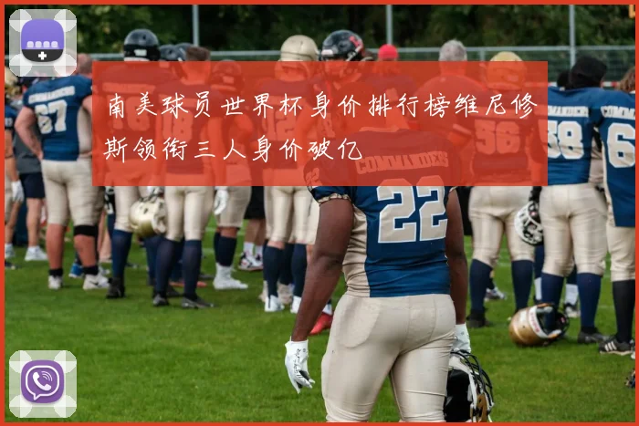 南美球员世界杯身价排行榜维尼修斯领衔三人身价破亿